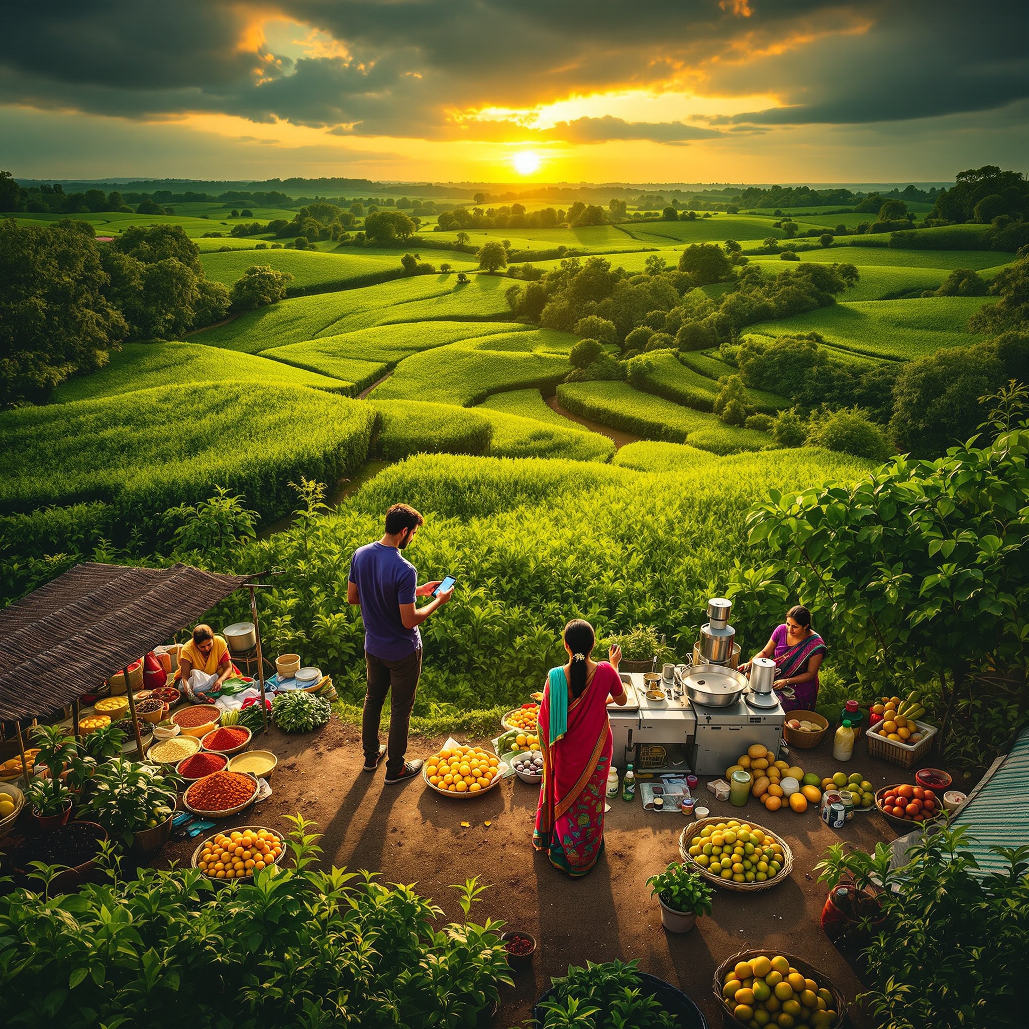 Agri-entrepreneur in rural Karnataka